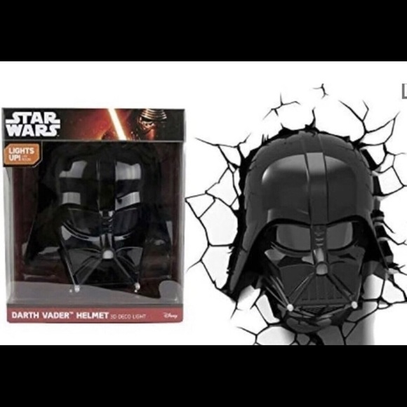 Star Wars Accents Nwt Star Wars Darth Vader Helmet 3d Deco Wall